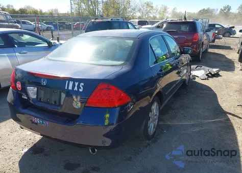 2006 Honda Accord 3.0 Lx из США, поврежденный, VIN 1HGCM66376A051523